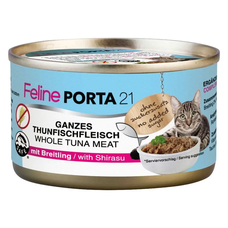 Feline Porta 21 24 x 90 g (Tonno con Sarde (senza cereali))