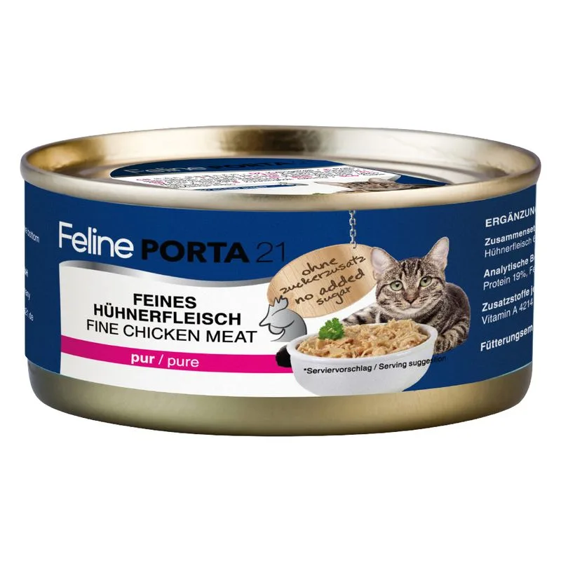 Feline Porta 21 6 x 156 g (Pollo al naturale)