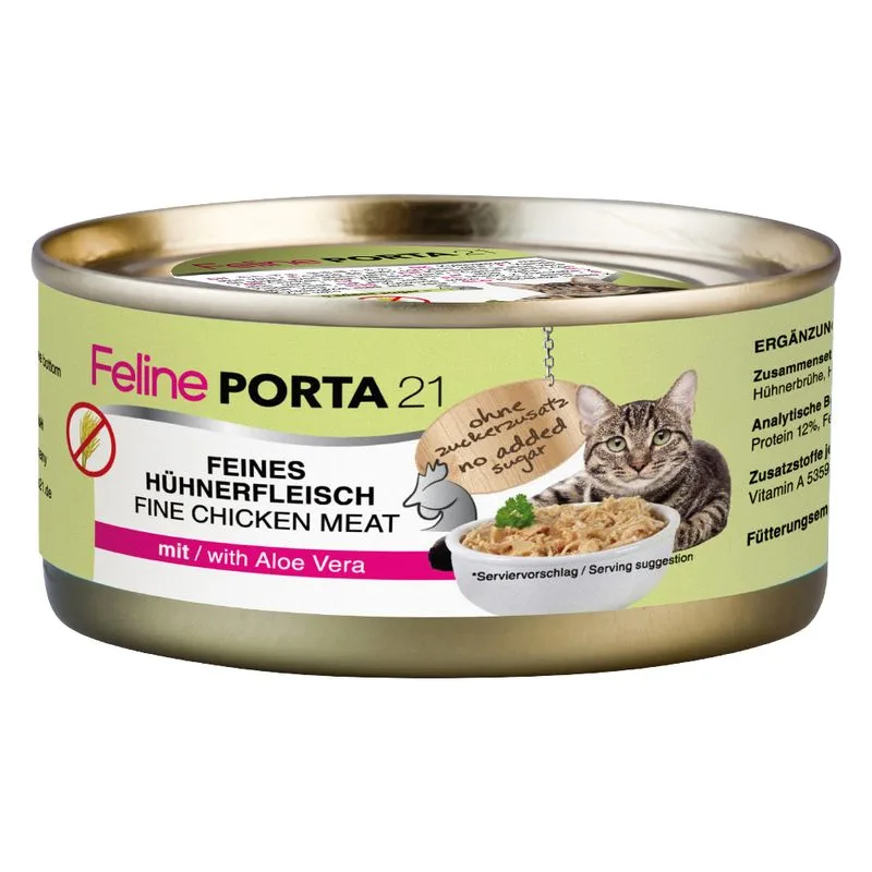 Feline Porta 21 6 x 156 g (Pollo con Aloe)