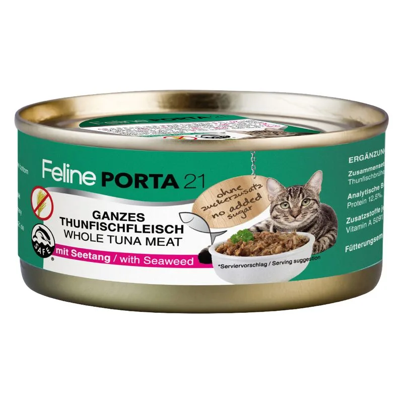Feline Porta 21 6 x 156 g (Tonno con Alga Seetang)