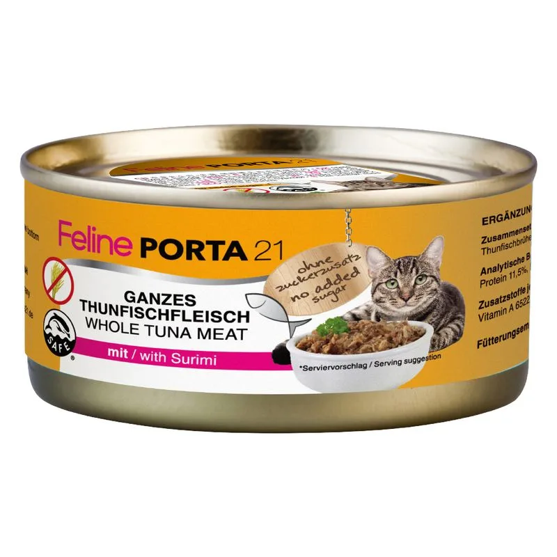 Feline Porta 21 6 x 156 g (Tonno con Surimi)