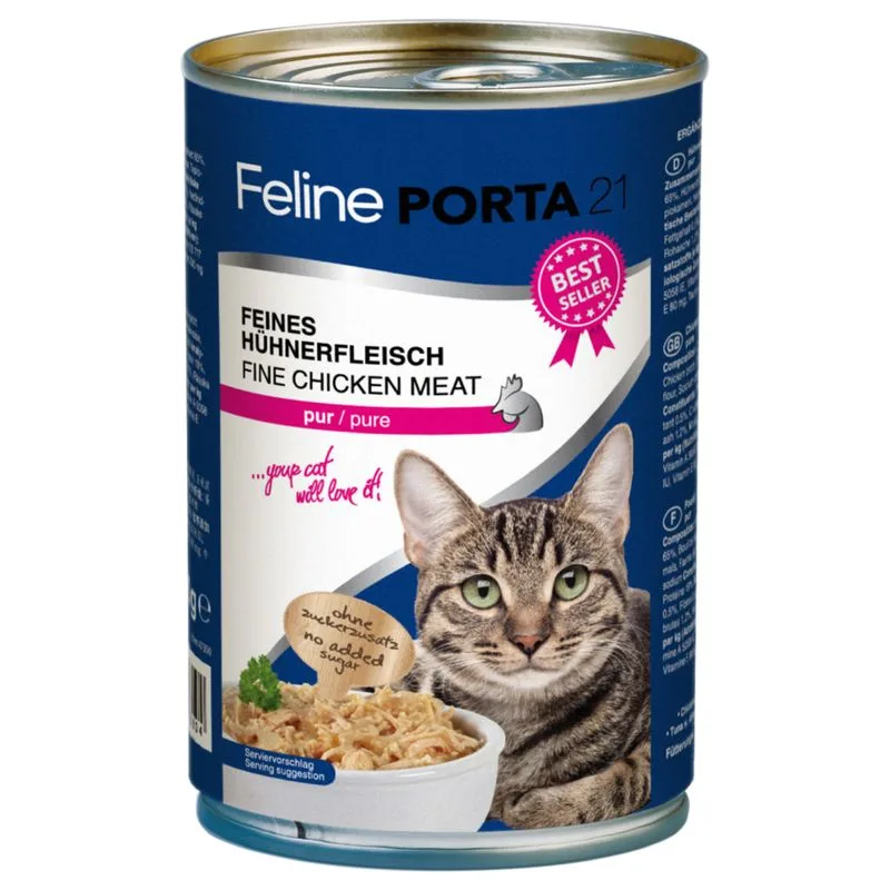 Feline Porta 21 6 x 400 g (Pollo al naturale)