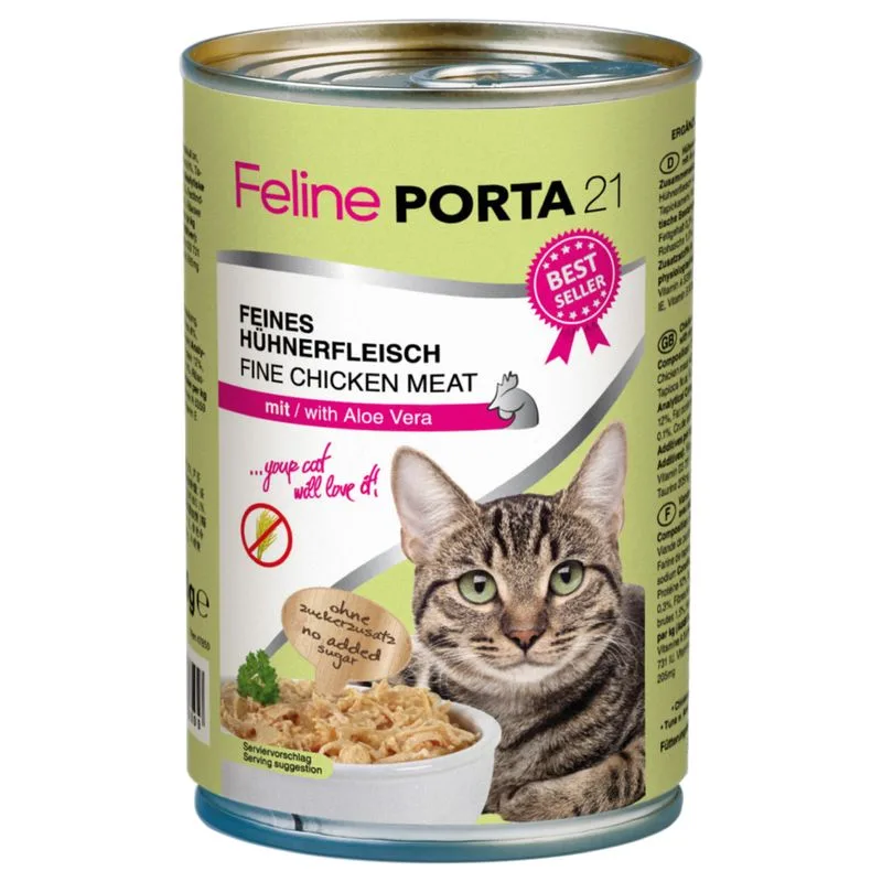 Feline Porta 21 6 x 400 g (Pollo con Aloe)