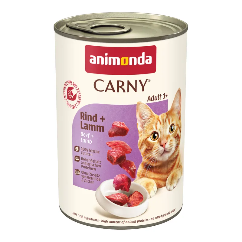 animonda Carny Adult 24 x 400 g (Manzo & Agnello)