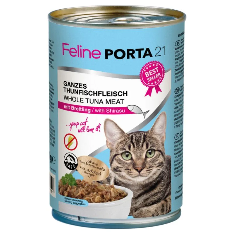 Feline Porta 21 6 x 400 g (Tonno con Sarde)
