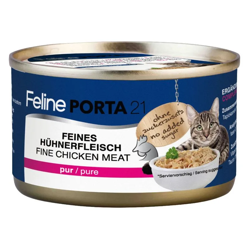 Feline Porta 21 6 x 90 g (Pura Carne di Pollo)