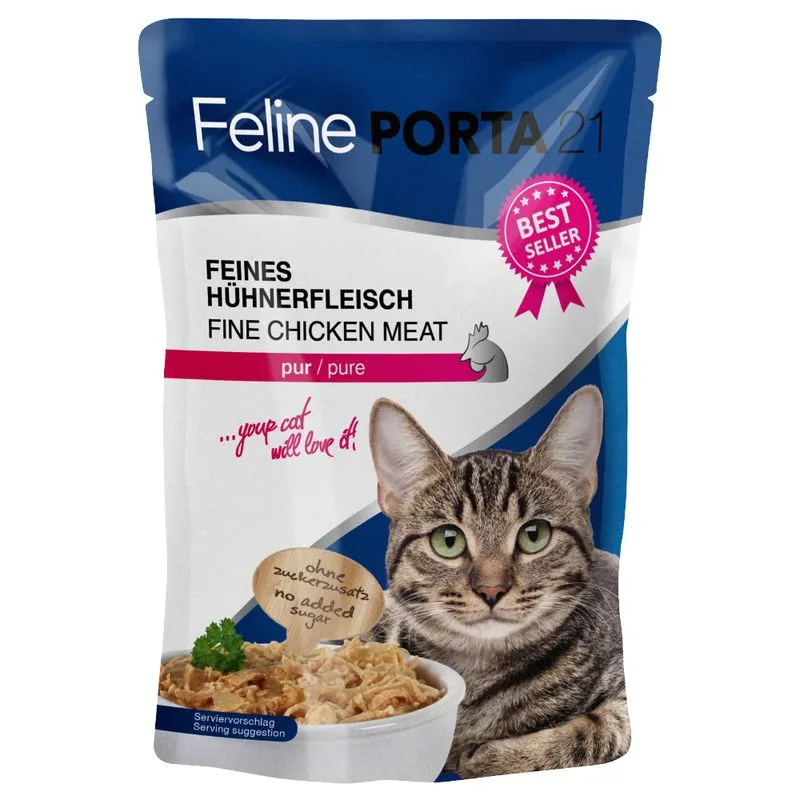 Set prova misto! Feline Porta 21 6 x 100 g (Mix Tonno senza cereali)