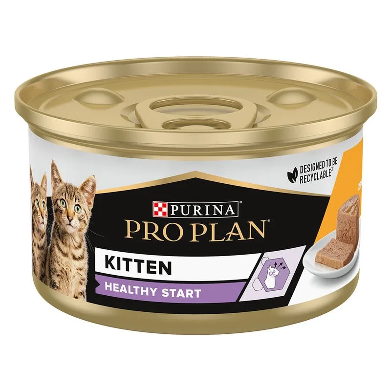 4 + 1 gratis! 30 x 85 g / 120 X 85 g PURINA PRO PLAN (120 x 85 g Kitten Healthy Start Pollo)