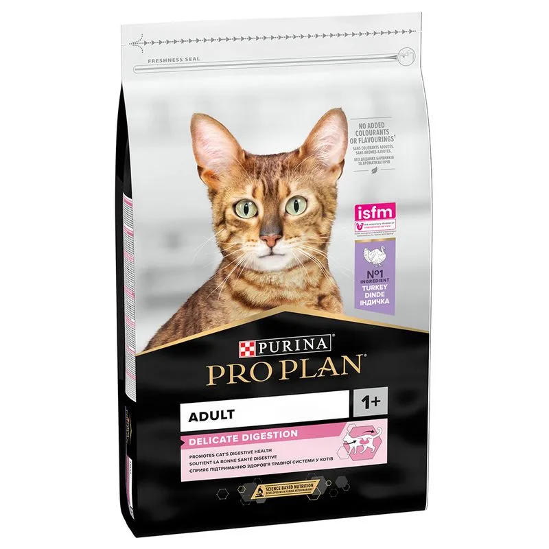 Multipack risparmio! 2 x 10 kg PURINA PRO PLAN Crocchete per gatto (Delicate Ricco in Tacchino)