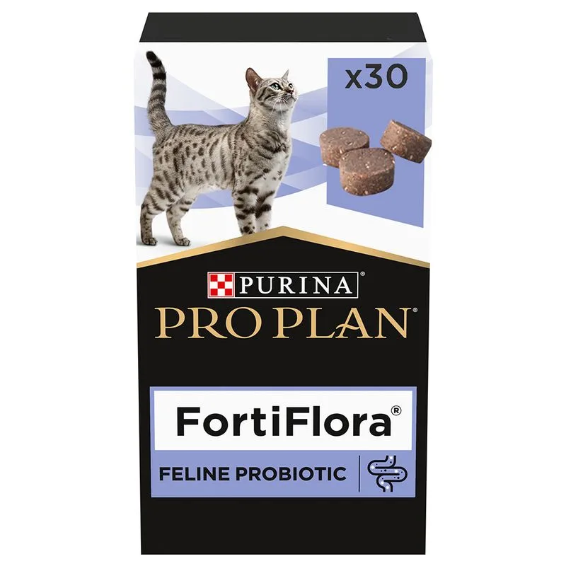 PRO PLAN Fortiflora Feline Probiotic Chew Alimento complementare per gatto (Set %: 2 x 15 g (2 x 30 pz))