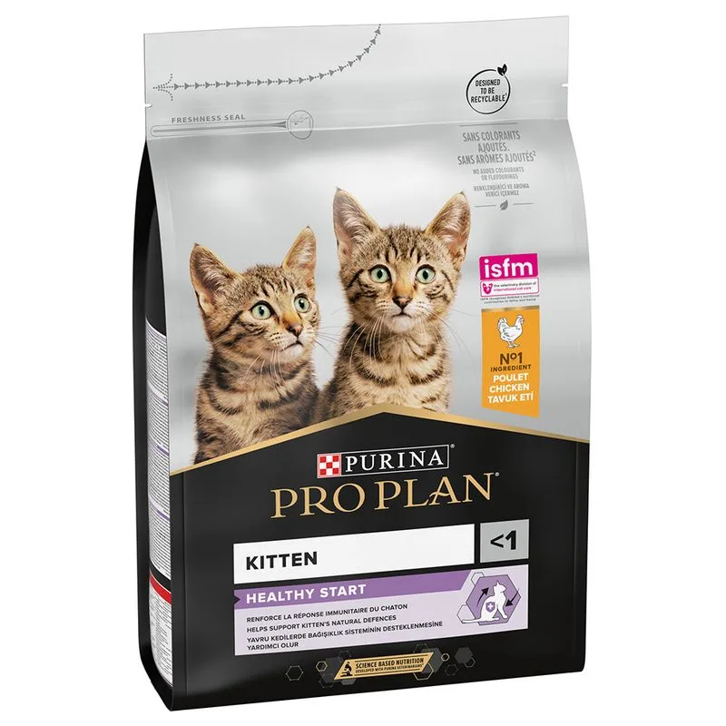 PURINA PRO PLAN Kitten Healthy Start Pollo Crocchette (Set %: 2 x 3 kg)