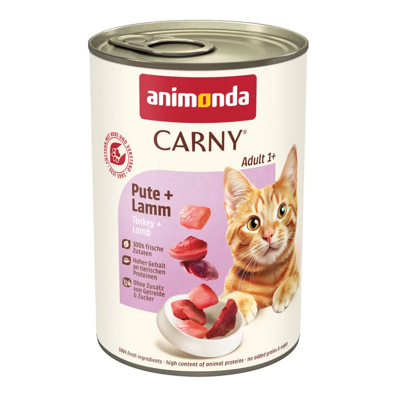 animonda Carny Adult 24 x 400 g (Tacchino & Agnello)