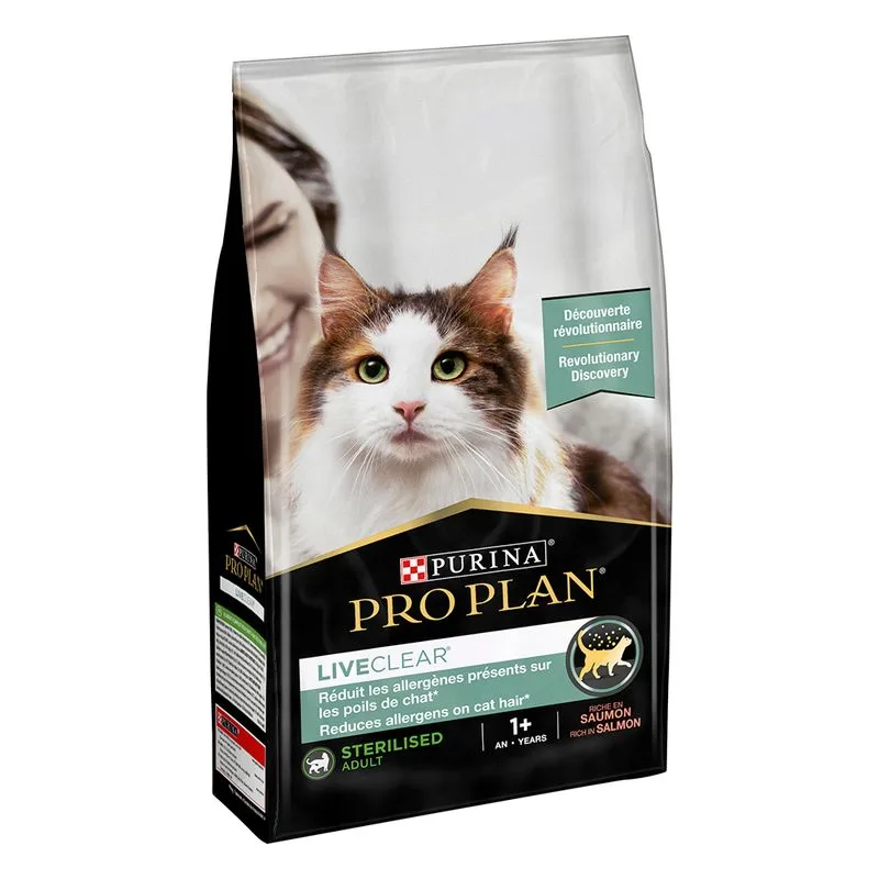 PURINA PRO PLAN LiveClear® Gatti Adulti Sterilizzati Ricco in Salmone