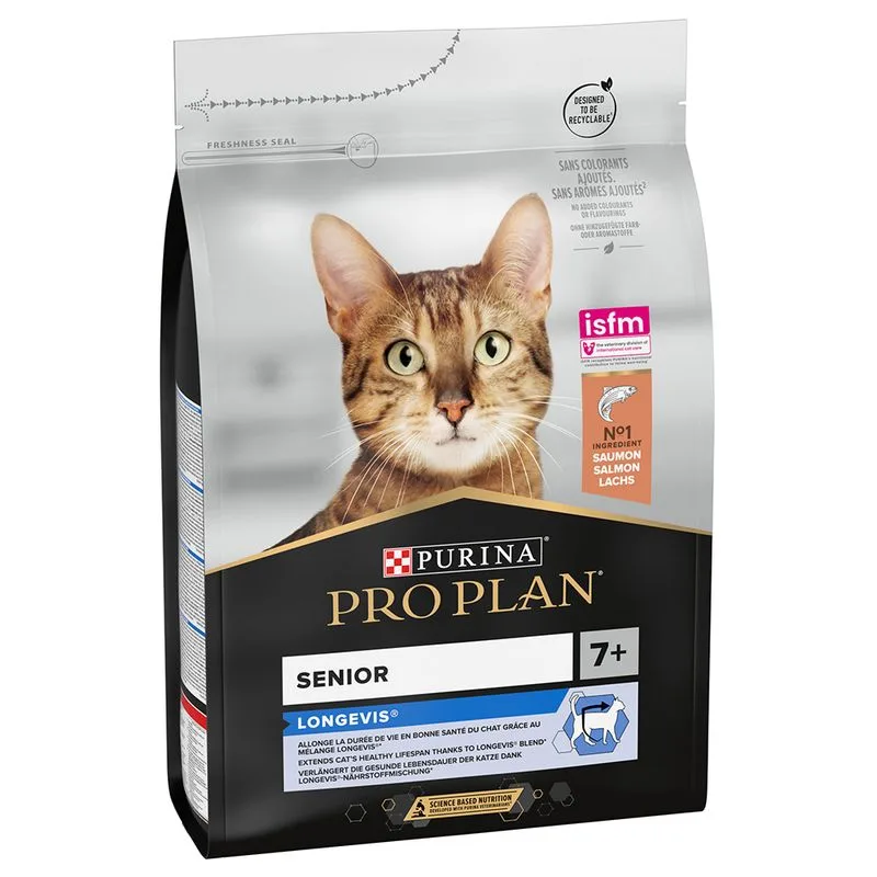 PURINA PRO PLAN Senior 7+ Longevis Ricco in Salmone (Set %: 3 x 3 kg)