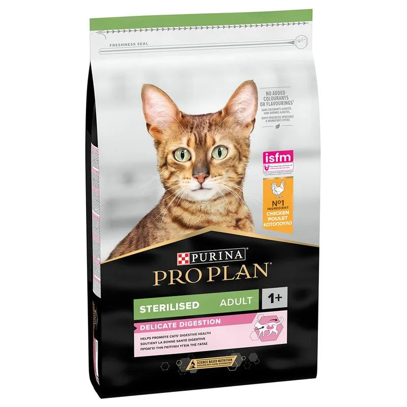 PURINA PRO PLAN Sterilised Adult 1+ Delicate Digestion Crocchette per gatto (Set %: 2 x 10 kg)