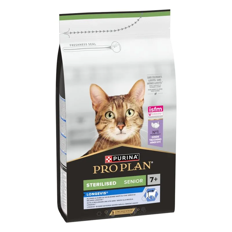 PURINA PRO PLAN Sterilised Adult 7+ Ricco in Tacchino (Set %: 2 x 1,5 kg)