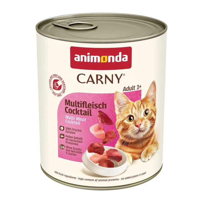 animonda Carny Adult 24 x 800 g Umido per gatto (Cocktail Multicarne)