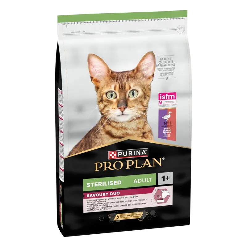 PURINA PRO PLAN Sterilised Adult Savoury Duo Anatra & Fegato (Set %: 2 x 10 kg)