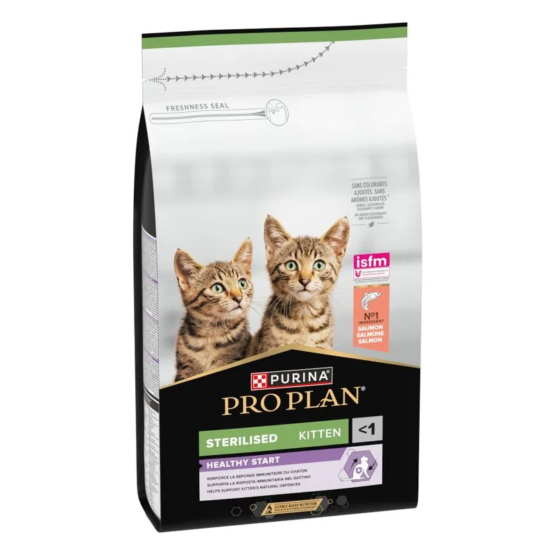 PURINA PRO PLAN Sterilised Kitten Healthy Start Salmone (Set %: 2 x 1,5 kg)