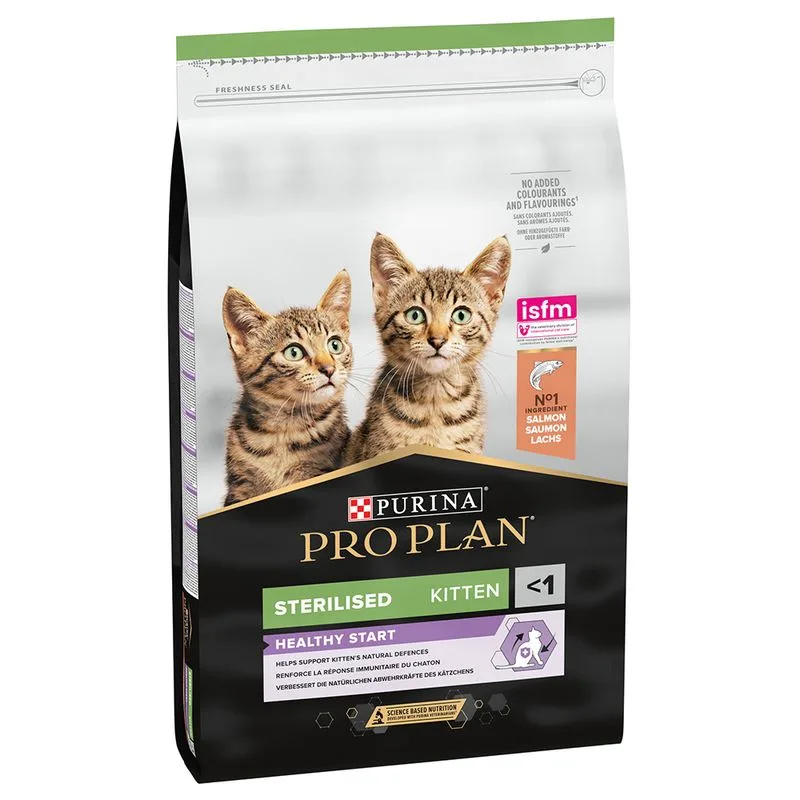 PURINA PRO PLAN Sterilised Kitten Healthy Start Salmone (Set %: 2 x 10 kg)
