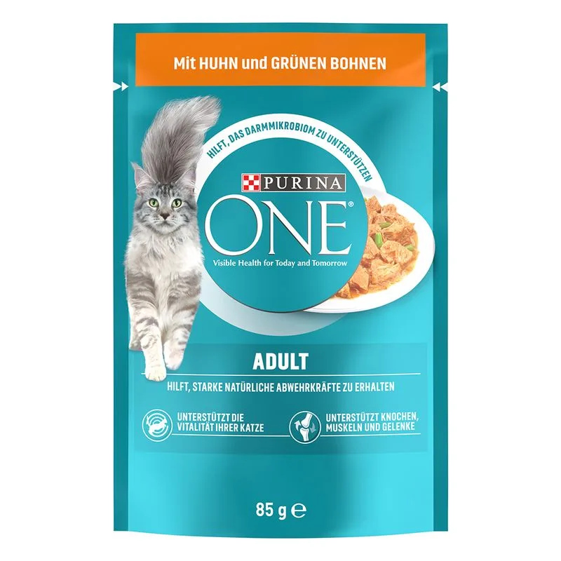 PURINA ONE Adult (Set %: 52 x 85 g con Pollo e Fagiolini)