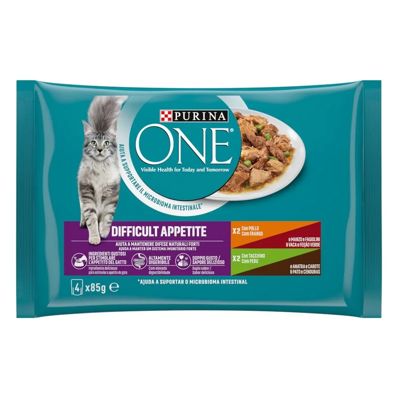 PURINA ONE Appetito difficile (Set % 16 x 85 g)
