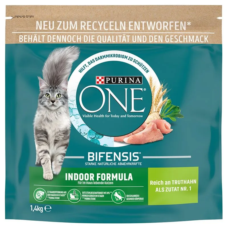 PURINA ONE Indoor Formula Crocchette per gatti (1,4 kg)