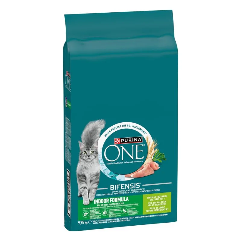 PURINA ONE Indoor Formula Crocchette per gatti (Set %: 2 x 9,75 kg)