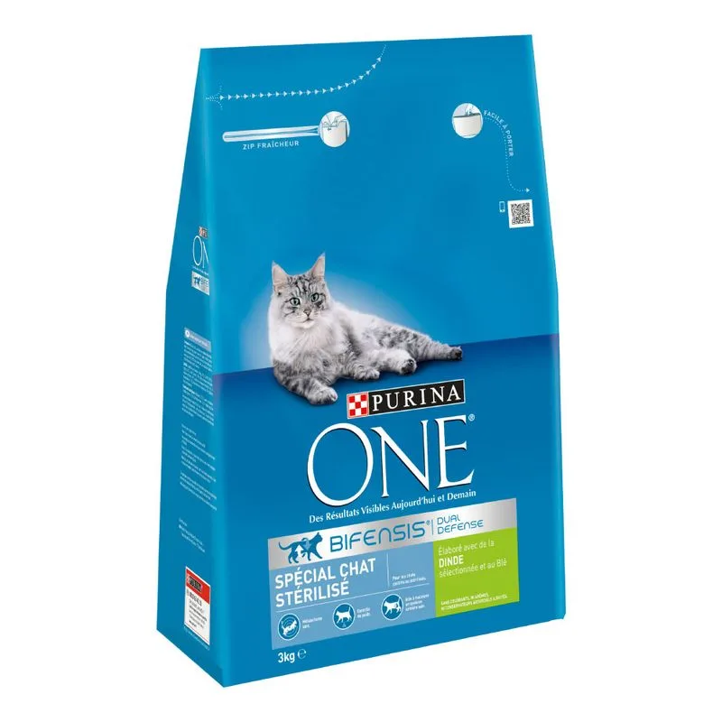 PURINA ONE Sterilized Tacchino Crocchette per gatto (2 x 3 kg)