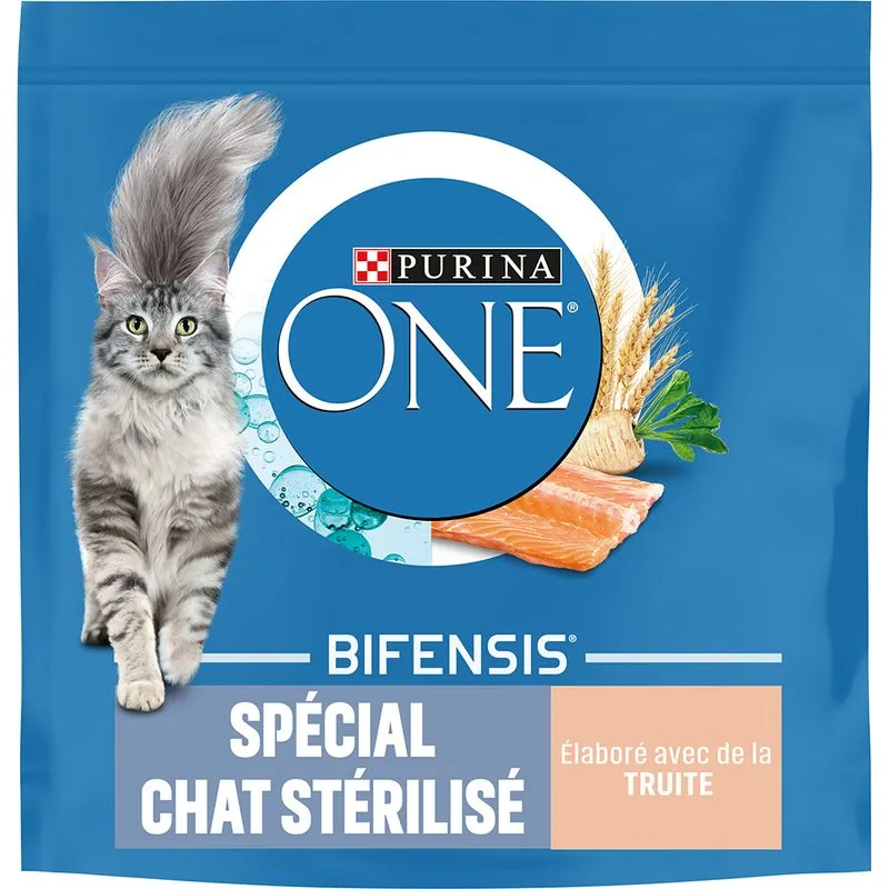 PURINA ONE Sterilized Trota Crocchette per gatto (4 x 1,5 kg)