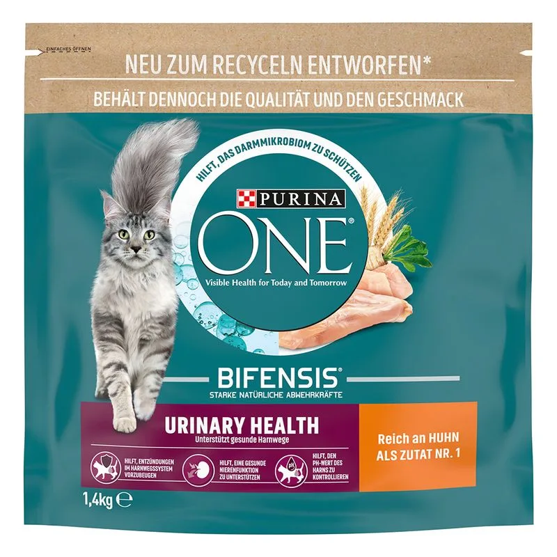 PURINA ONE Urinary Care Crocchette per gatti (Set %: 6 x 1,4 kg)