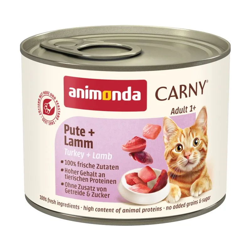 animonda Carny Adult 6 x 200 g (Tacchino & Agnello)