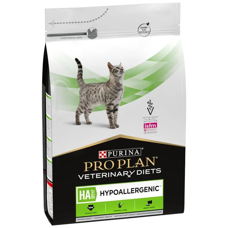 PURINA PRO PLAN HA ST/OX Veterinary Diets - Hypoallergenic gatto (Set %: 2 x 3,5 kg)