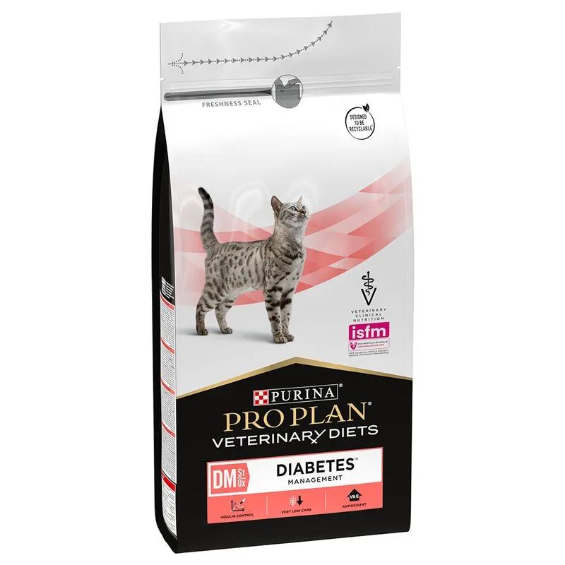 PURINA PRO PLAN Veterinary Diets Feline DM ST/OX - Diabetes Management (Set %: 2 x 1,5 kg)