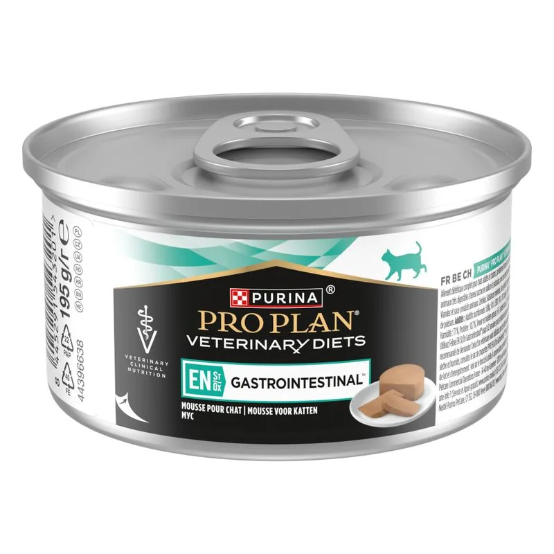 PURINA PRO PLAN Veterinary Diets Feline EN ST/OX Gastrointestinal Mousse (Set %: 48 x 195 g)