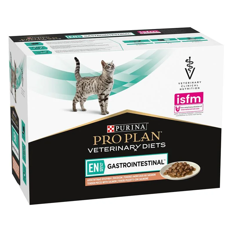 PURINA PRO PLAN Veterinary Diets Feline EN ST/OX Gastrointestinal Salmone (Set %: 20 x 85 g)