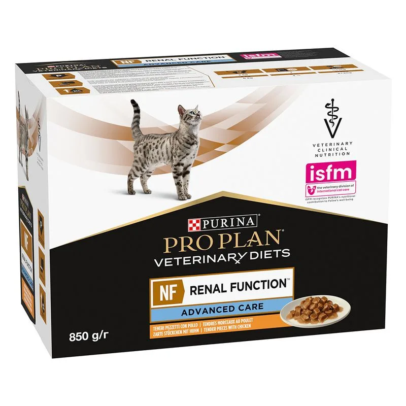 PURINA PRO PLAN Veterinary Diets Feline NF Renal Advance Care Pollo (Set %: 20 x 85 g)