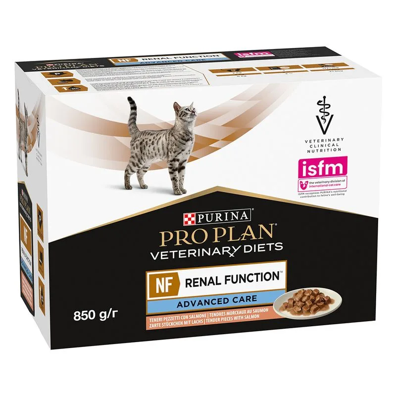 PURINA PRO PLAN Veterinary Diets Feline NF Renal Advance Care Salmone (Set %: 20 x 85 g)