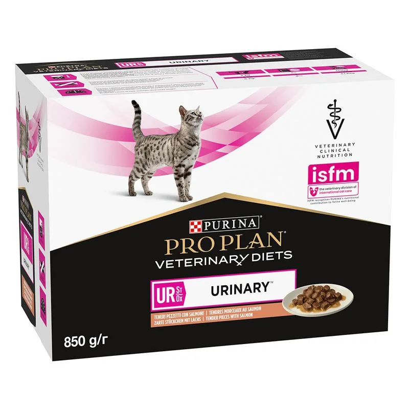 PURINA PRO PLAN Veterinary Diets Feline UR ST/OX - Urinary Salmone (Set %: 20 x 85 g)