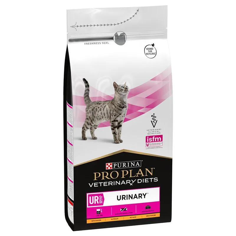 PURINA PRO PLAN Veterinary Diets Feline UR ST/OX - Urinary con Pollo (Set %: 2 x 1,5 kg)