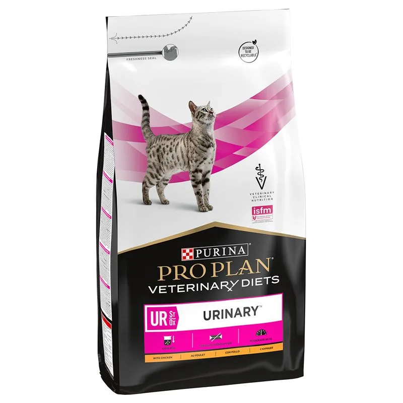 PURINA PRO PLAN Veterinary Diets Feline UR ST/OX - Urinary con Pollo (Set %: 2 x 5 kg)