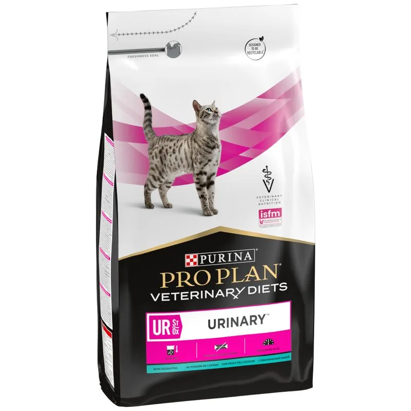 PURINA PRO PLAN Veterinary Diets UR ST/OX Urinary Pesce dell'Oceano (Set %: 2 x 5 kg)