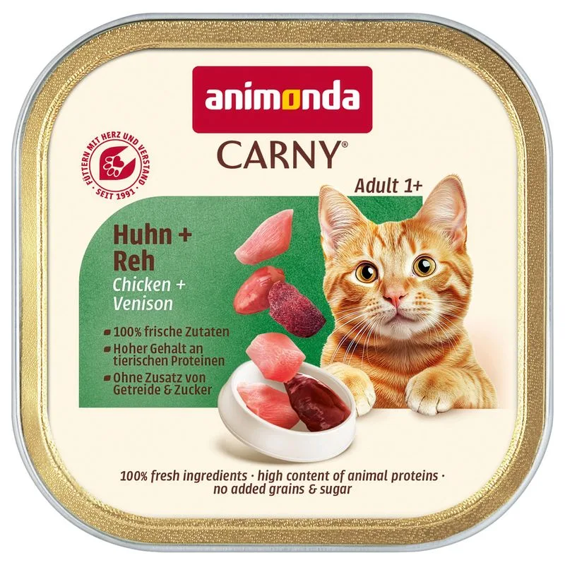 animonda Carny Adult 64 x 85 g (Pollo & Capriolo)