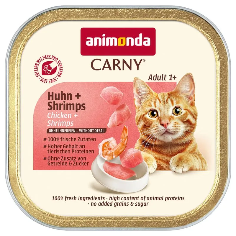 animonda Carny Adult 64 x 85 g (Pollo & Gamberetti)