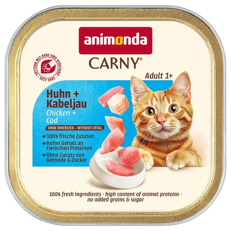 animonda Carny Adult 64 x 85 g (Pollo & Merluzzo)