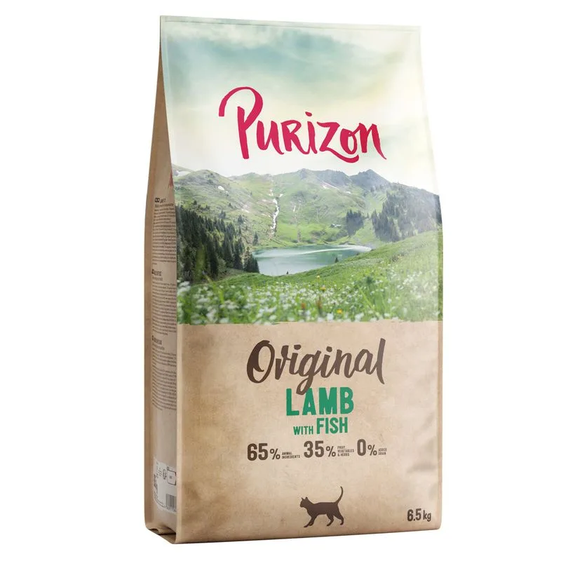 Purizon Cat Adult Agnello con Pesce - Original Daily 65% (Set %: 2 x 6,5 kg)
