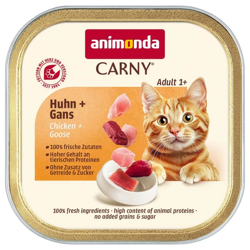 animonda Carny Adult 64 x 85 g (Pollo & Oca)