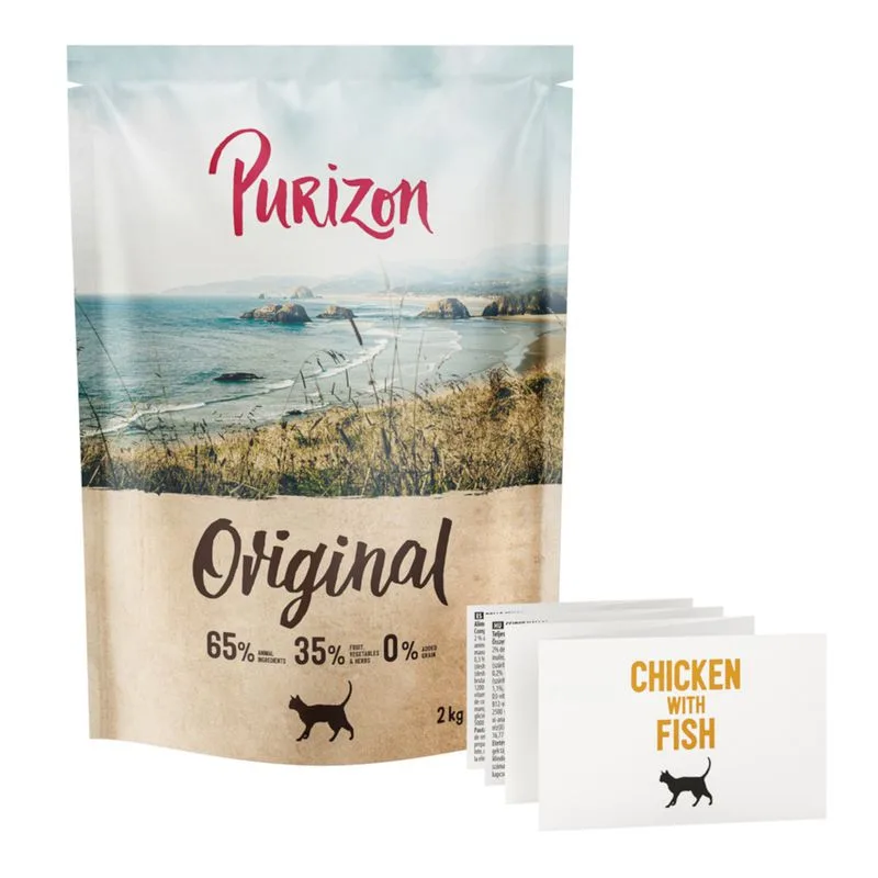 Purizon Cat Pollo & Pesce - Original Daily 65% NUOVO (Set %: 2 x 2 kg)