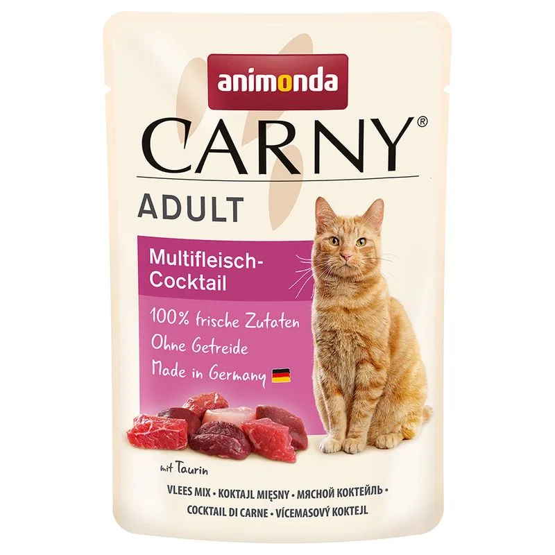 animonda Carny Adult Buste 24 x 85 g Umido per gatto (Cocktail Multicarne)