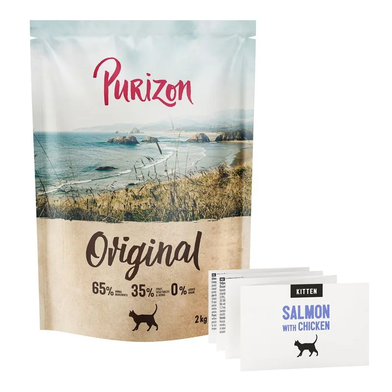 Purizon Kitten Salmone con Pollo - senza cereali (NUOVO: 2 kg)